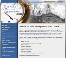 Boston MA Attorney Website Design
