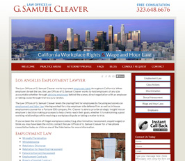 Los Angeles CA Attorney Website Design