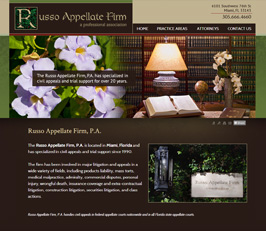 Miami FL Attorney Website Design