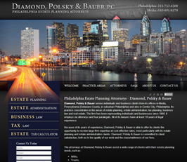 Philadelphia PA Attorney Website Design