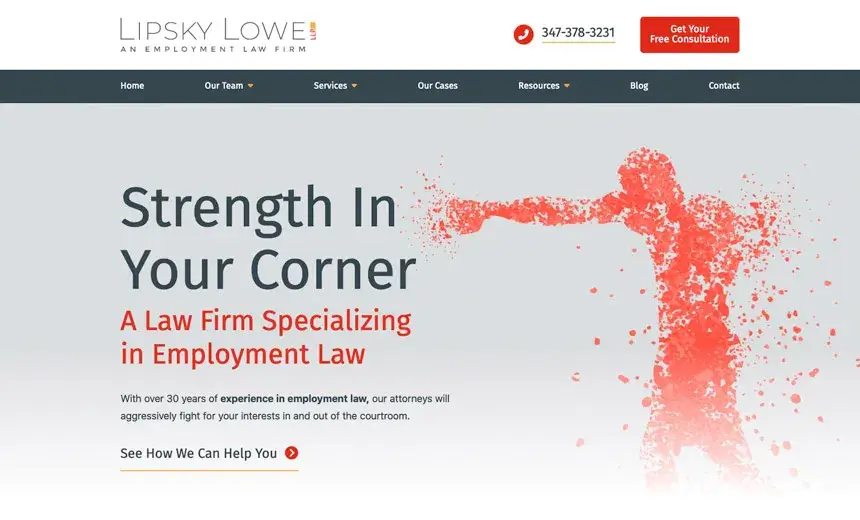 Lipsky Lowe website preview