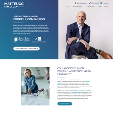 Matteucci Family Law View website