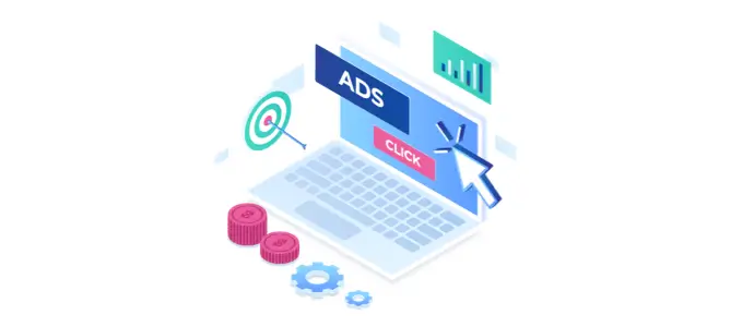 Illustration representing pay per click advertising campaigns