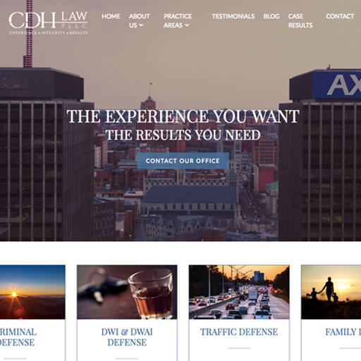 CDH Law View website