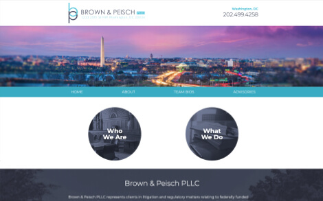 Brown & Peisch PLLC website preview