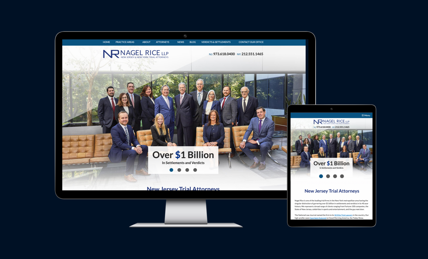 Nagel Rice, LLP site preview
