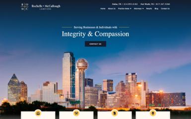 Rochelle McCullough, LLP website preview