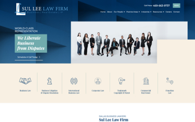 Sul Lee Law Firm website preview