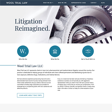 Wool Trial Law View website