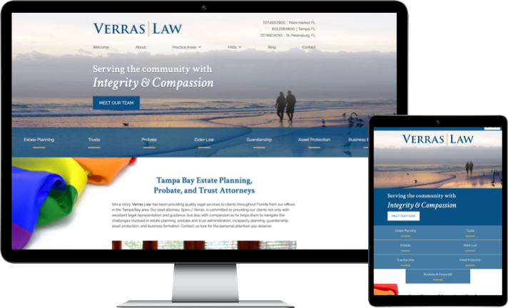 Verras Law site preview