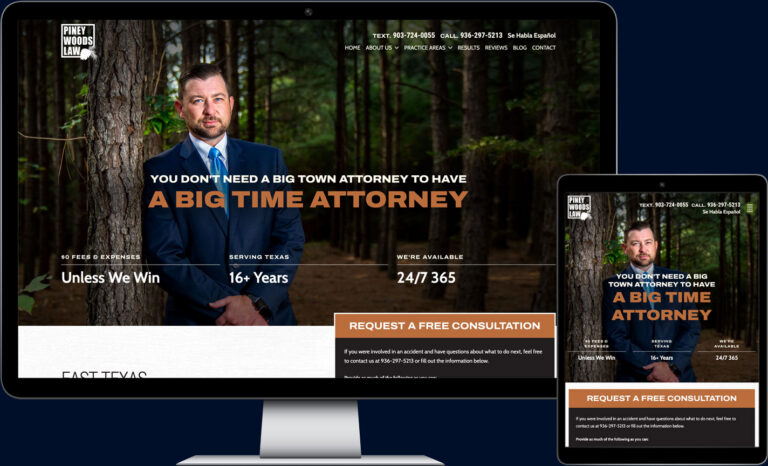 PINEYWOODS LAW™ site preview