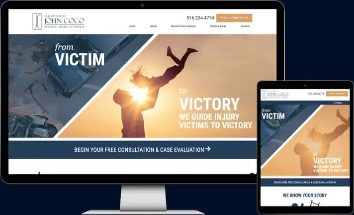 Law Offices of John Coco site preview