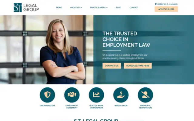 S.T. Legal Group website preview