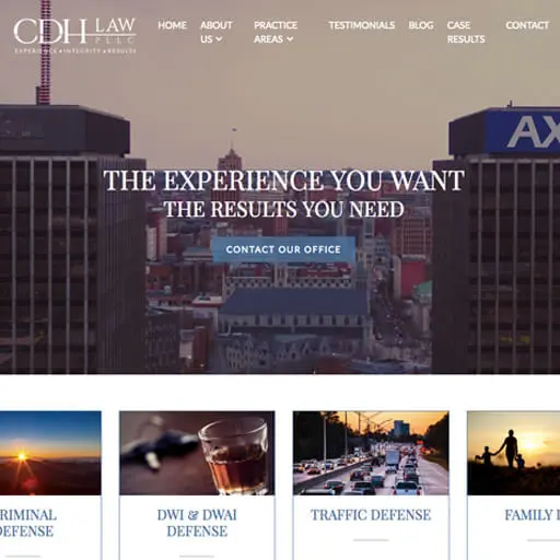 CDH Law View website
