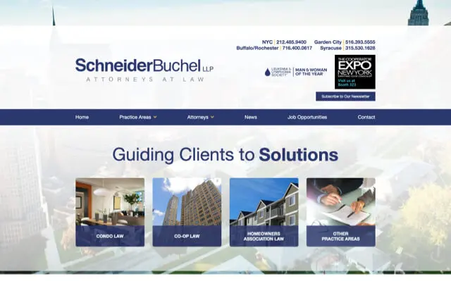 Schneider Buchel LLP website preview