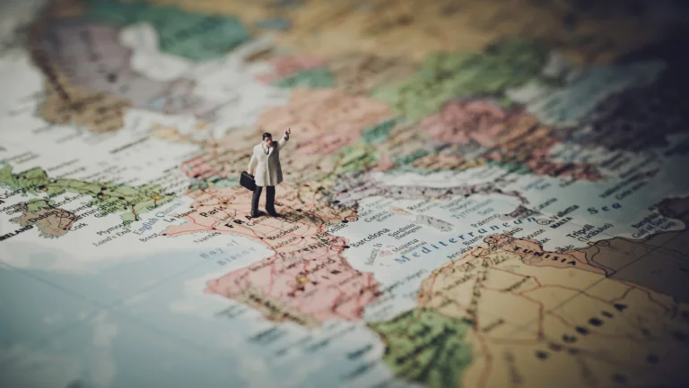 attorney on a map