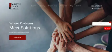 Surrovell Isaacs & Levy website preview