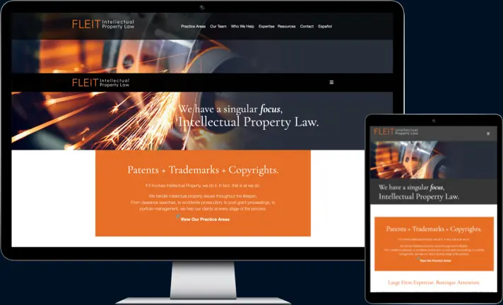 Fleit IP site preview