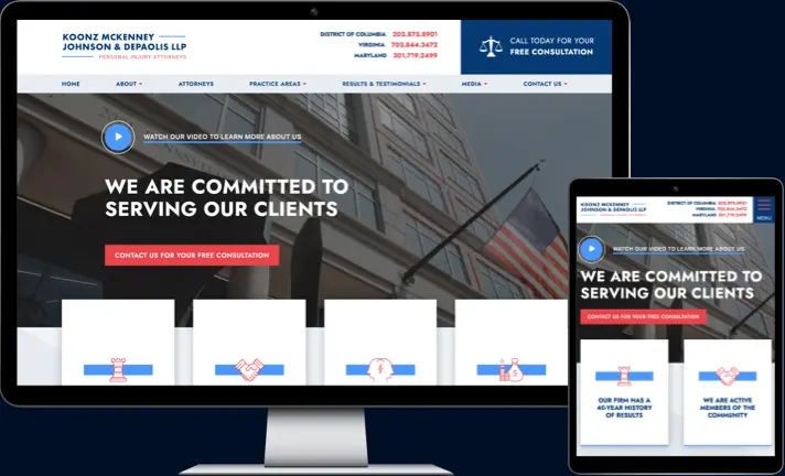 Koonz McKenney Johnson & DePaolis LLP site preview