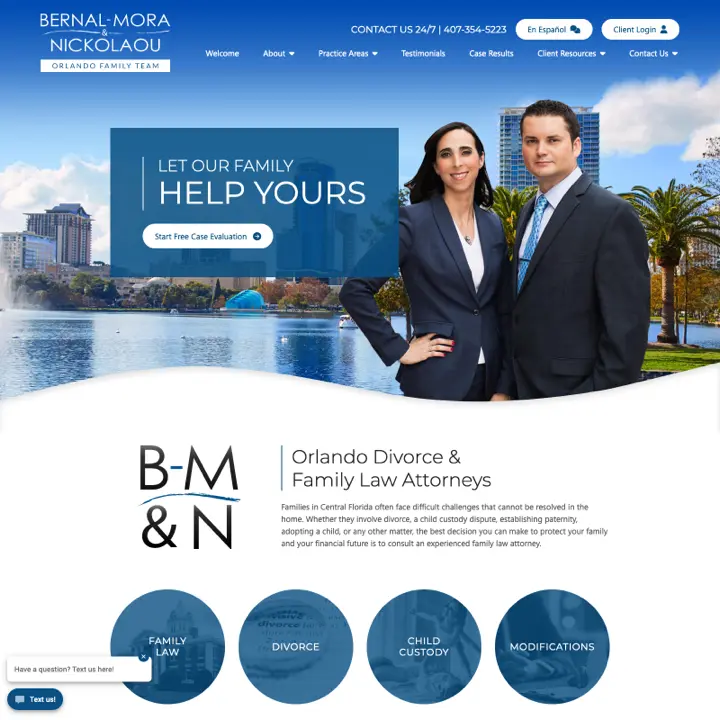 Orlando Family Team View website