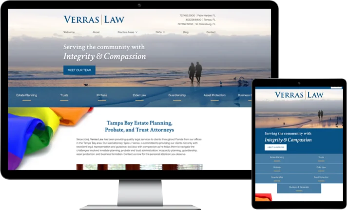 Verras Law site preview